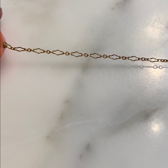 NWT Sogoli lariat style orange jade 3 stone chain - Picture 6 of 7